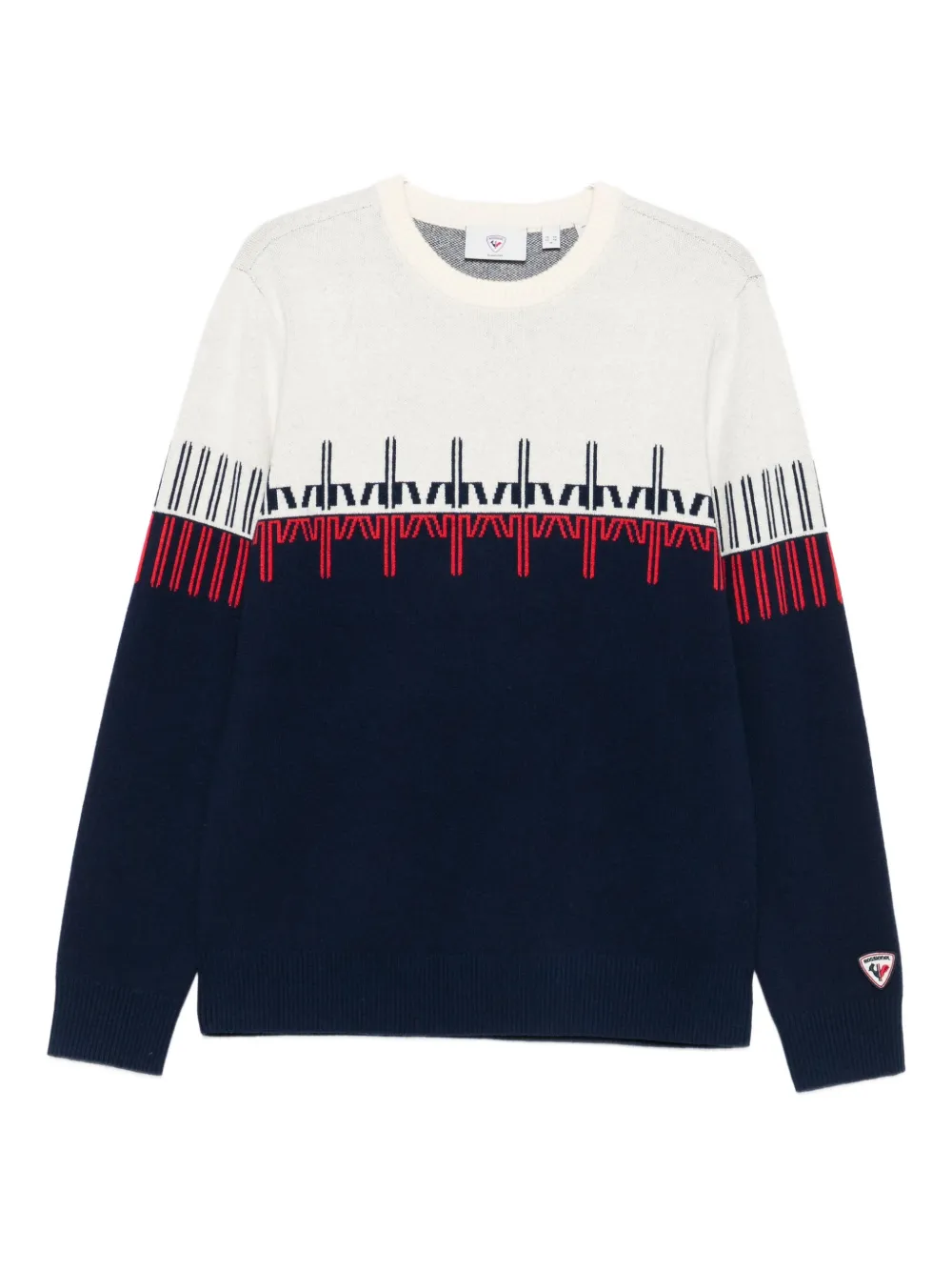 Rossignol Fairisle-pattern Crew-neck Sweater In Blue