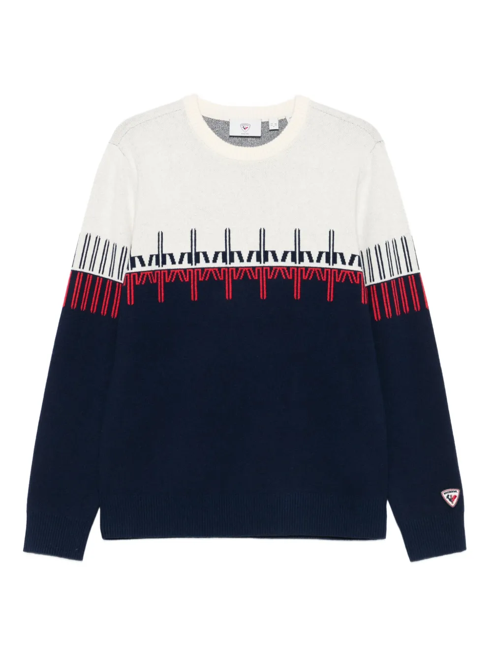 Rossignol fairisle-pattern crew-neck sweater | Blue | Image 1