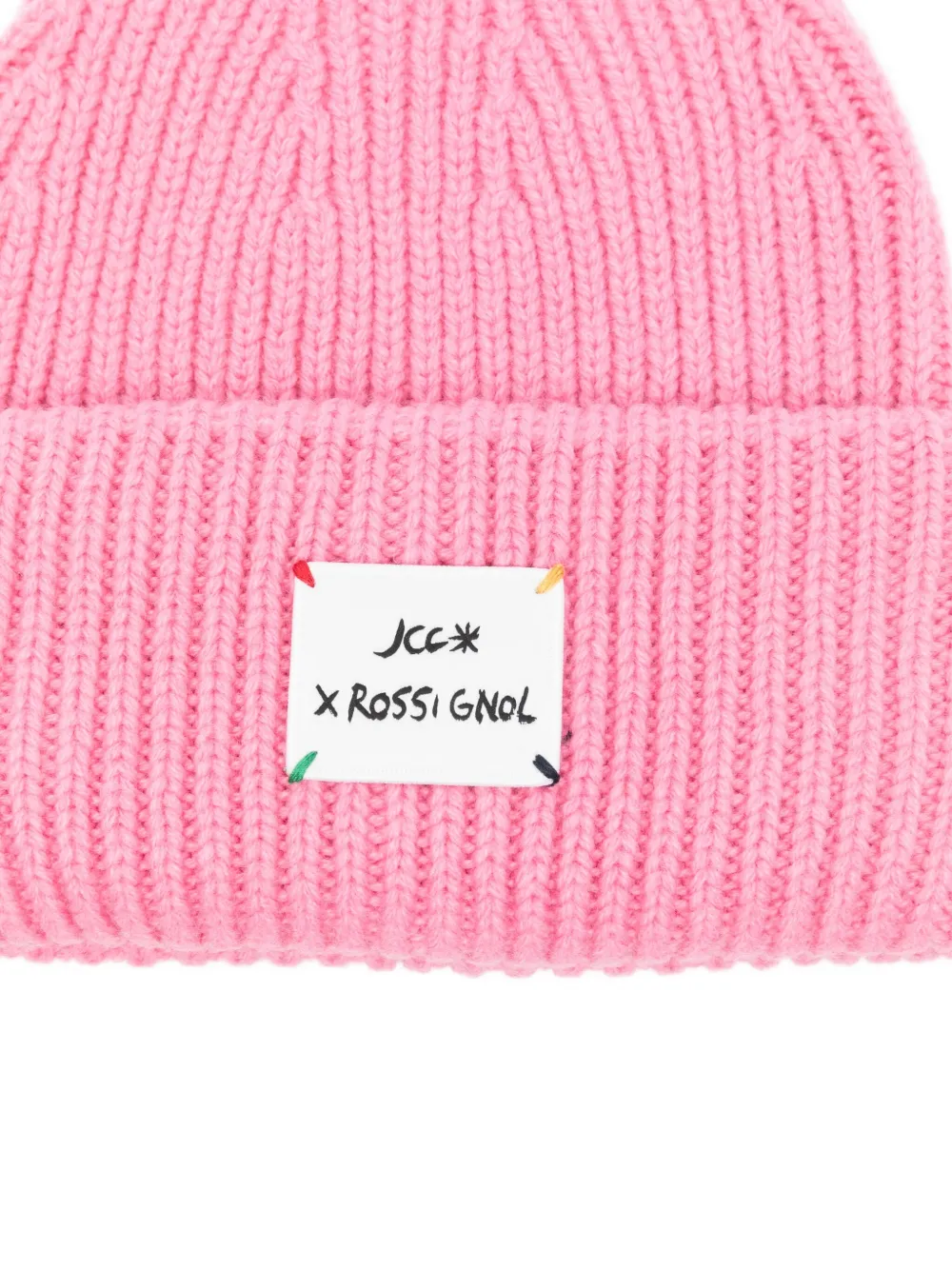 Rossignol Stellar Logo-patch Beanie In Pink