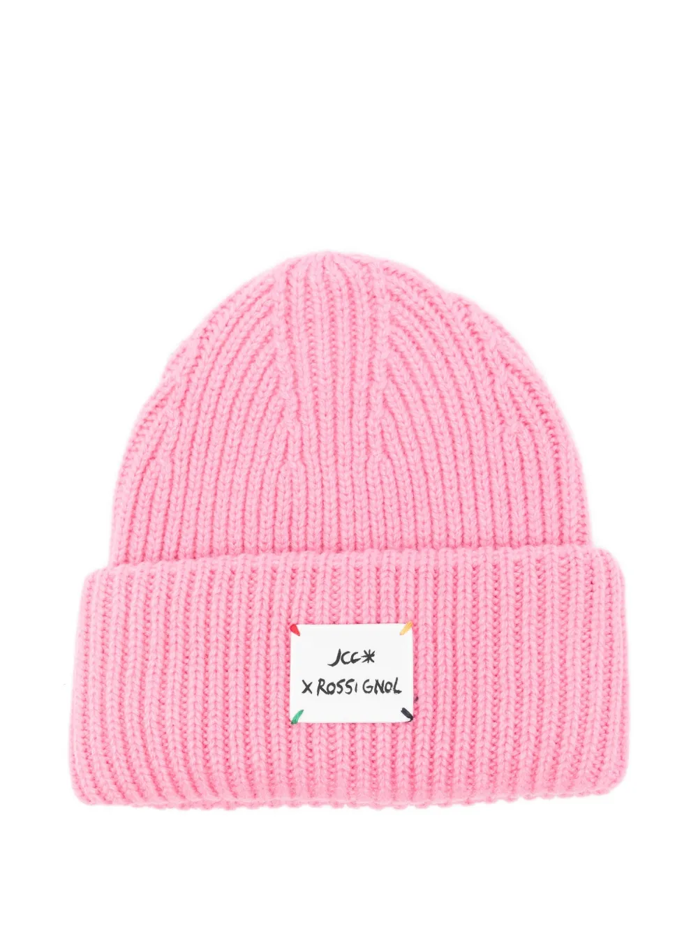 Rossignol Stellar Logo-patch Beanie In Pink