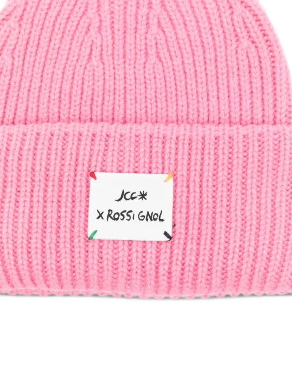 Rossignol x JCC Stellar logo-patch Beanie | Pink | FARFETCH ID display picture 1
