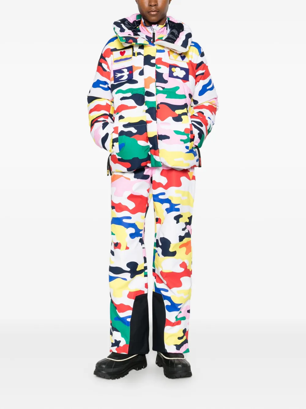 Rossignol Jcc All Snow Camouflage-print Ski Jacket In White