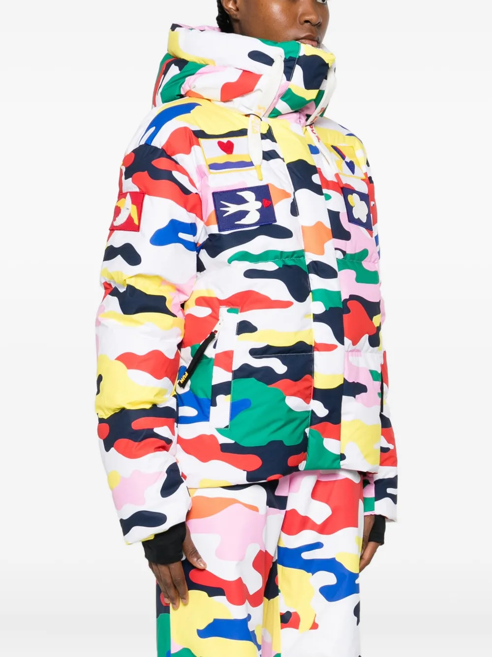 Rossignol Jcc All Snow Camouflage-print Ski Jacket In White