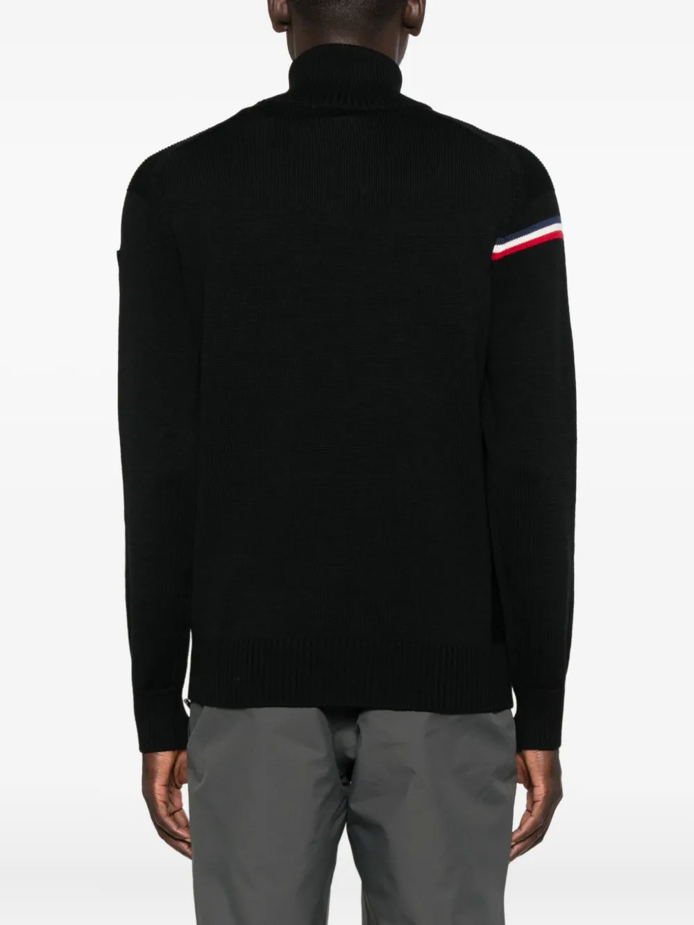 Rossignol Odysseus Half-zip Merino Wool Sweater In Black