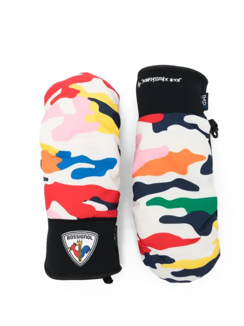 Rossignol x JCC camo-print mittens