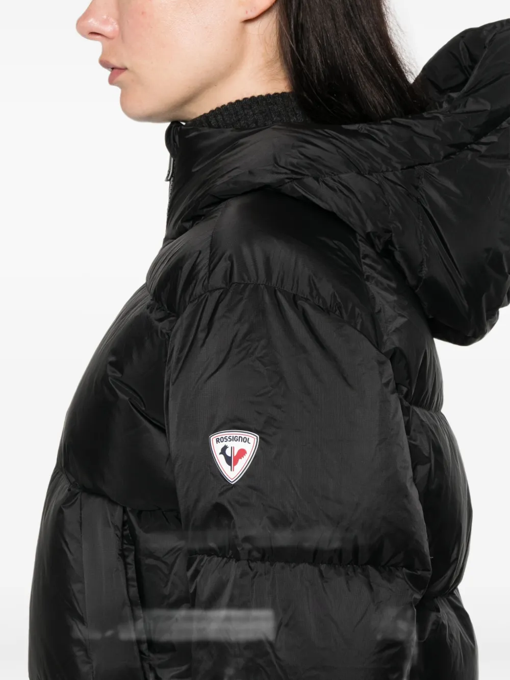 Rossignol Daille donsjack met capuchon Zwart