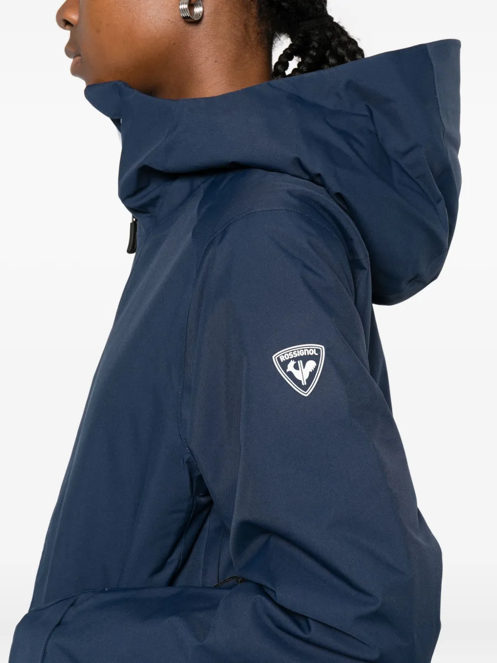 Rossignol Gewatteerd jack met capuchon Blauw