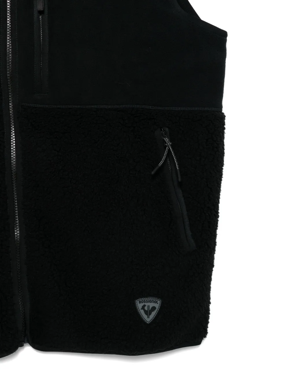 Rossignol Alltrack Sherpa Zip-up Vest In Black
