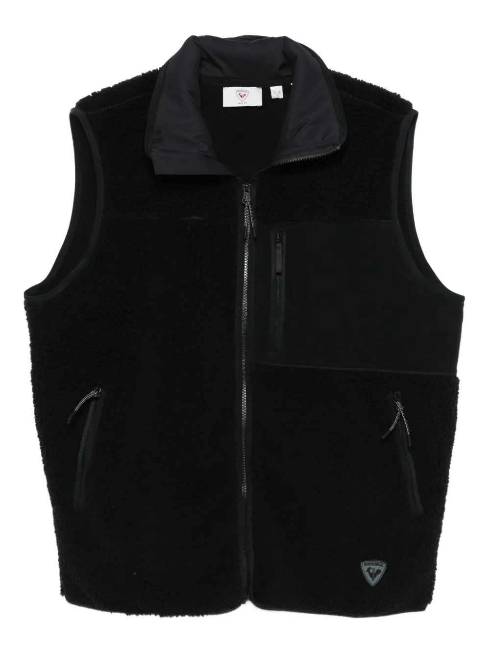 Rossignol AllTrack sherpa zip-up vest | Black | Image 1