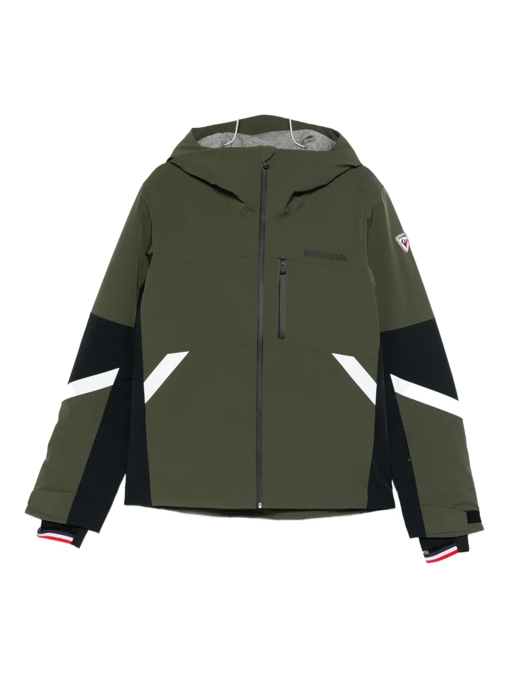 Rossignol Ciastel Hooded Zip Ski Jacket In Green