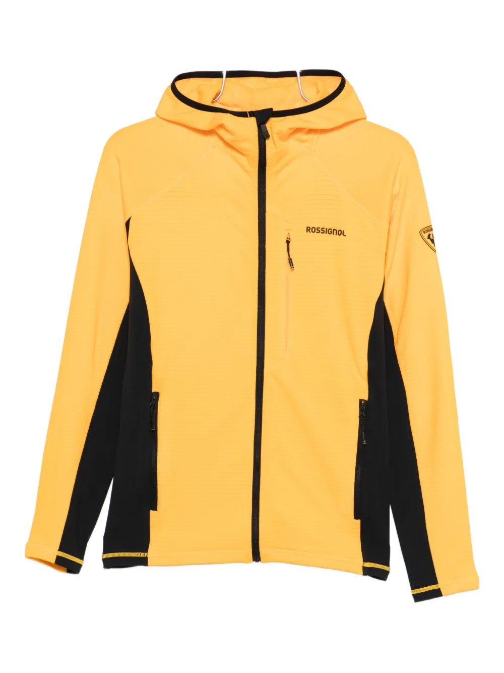 Rossignol zip-up hooded jacket | Yellow | Image 1