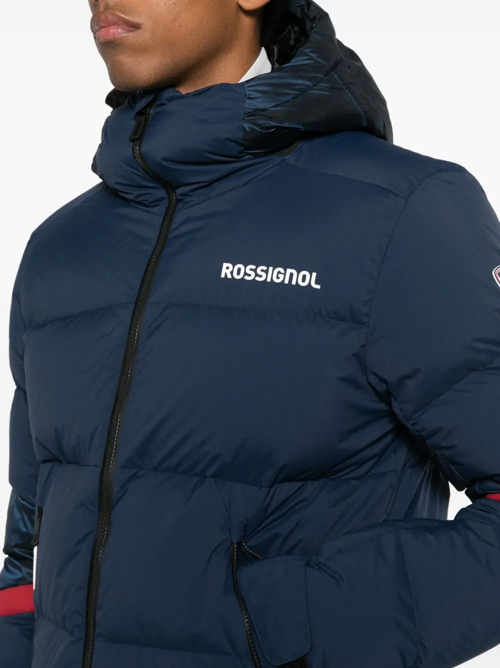 Rossignol Daille Hooded Ski Jacket In Blue