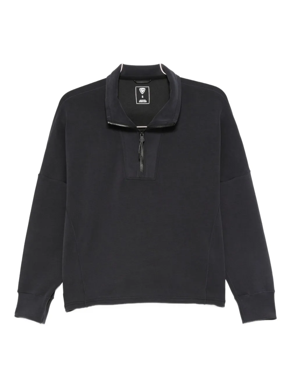 Rossignol Half-zip Scuba Fleece Sweatshirt In Gray