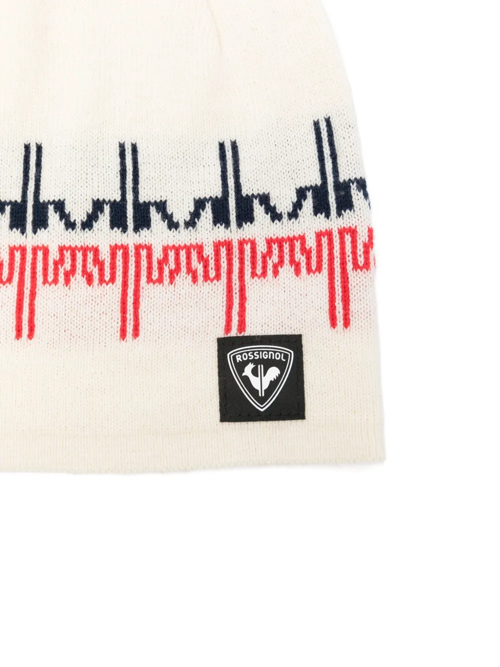 Rossignol Patterned Beanie In White