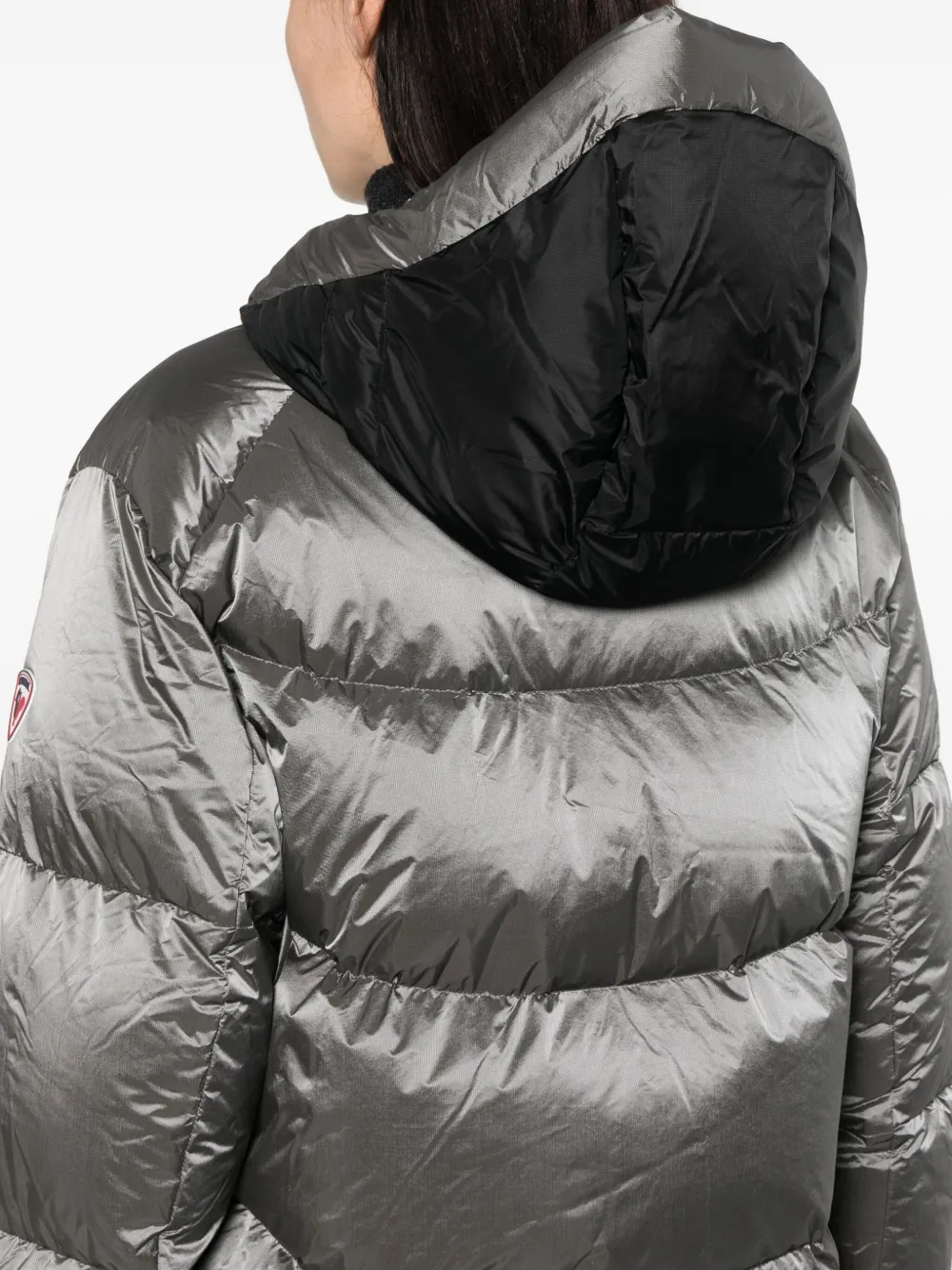 Rossignol Daille gewatteerd jack met capuchon Grijs