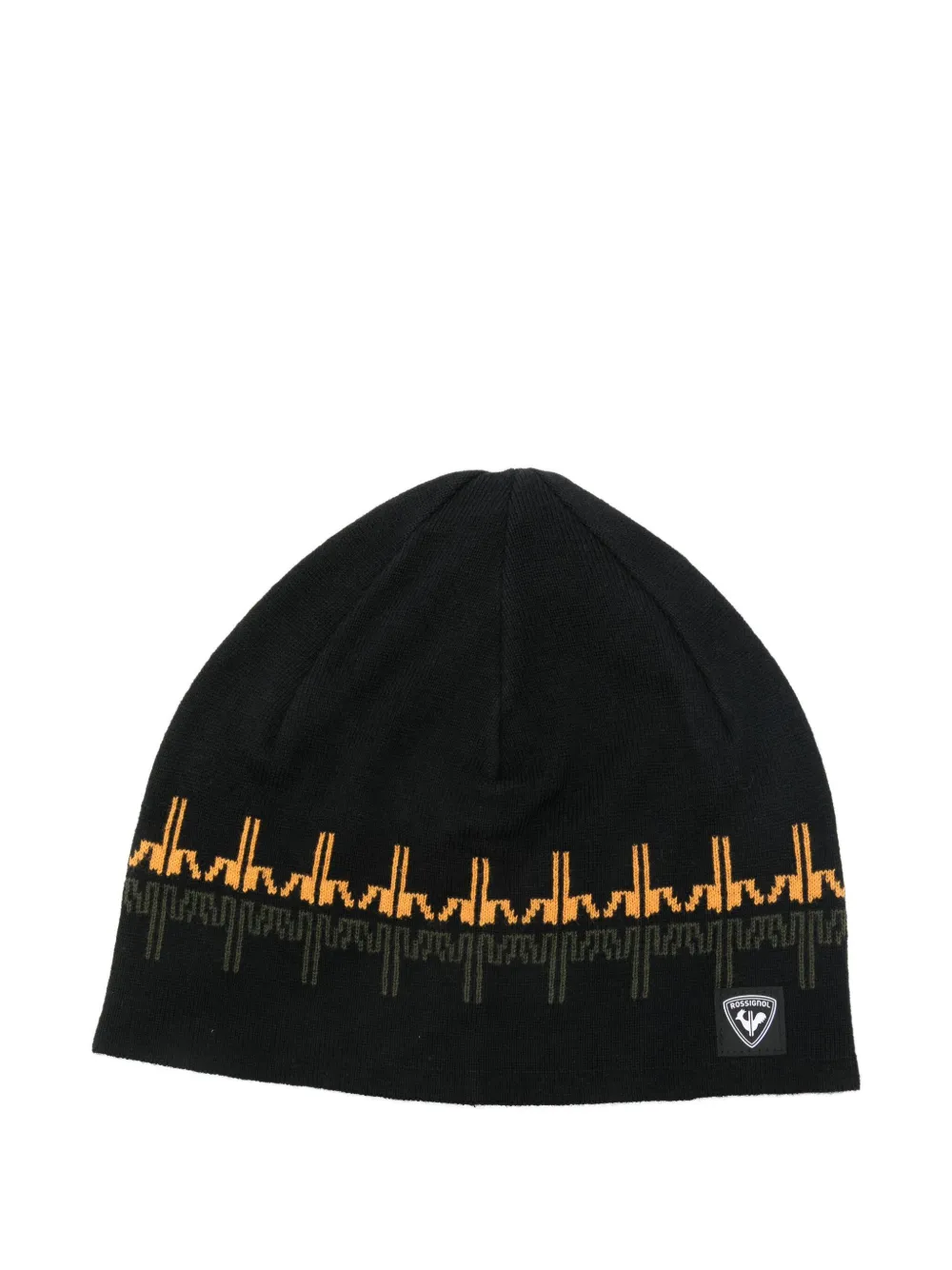Rossignol patterned-intarsia beanie | Black | Image 1