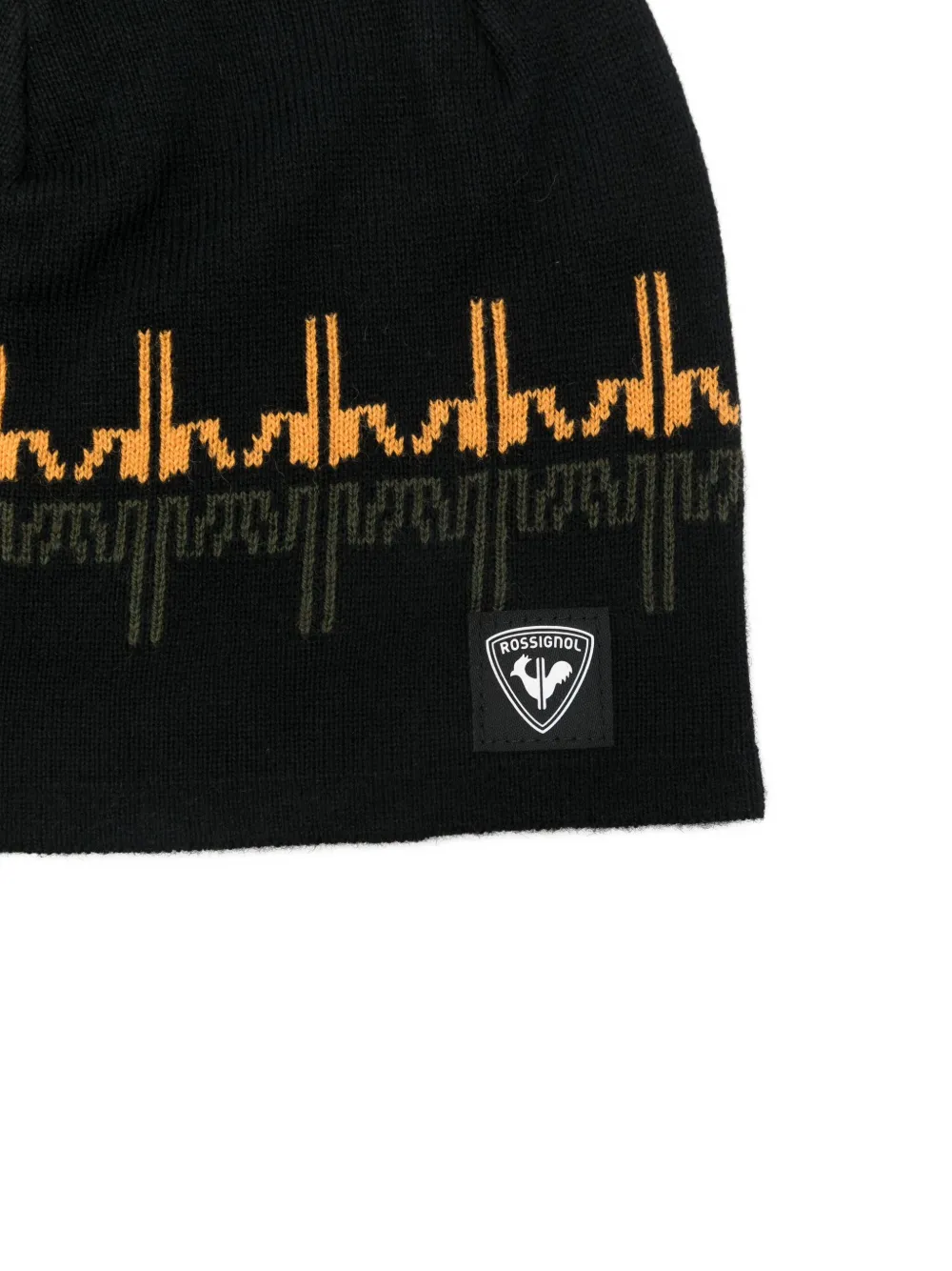 Rossignol Patterned-intarsia Beanie In Black