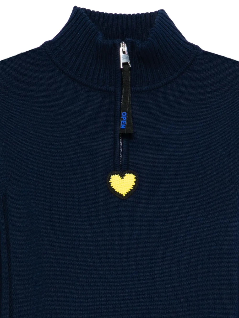 Rossignol x JCC Merib trui met halve rits Blauw