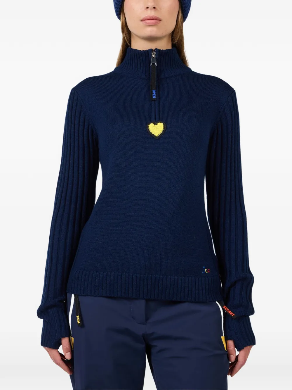 Rossignol x JCC Merib half-zip sweater - Blu