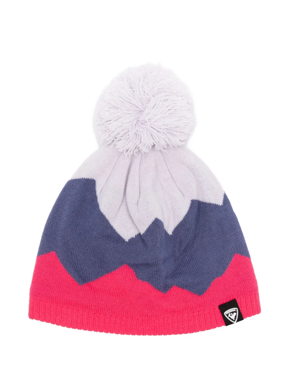 Rossignol Milo pompom striped beanie | Purple | Image 1