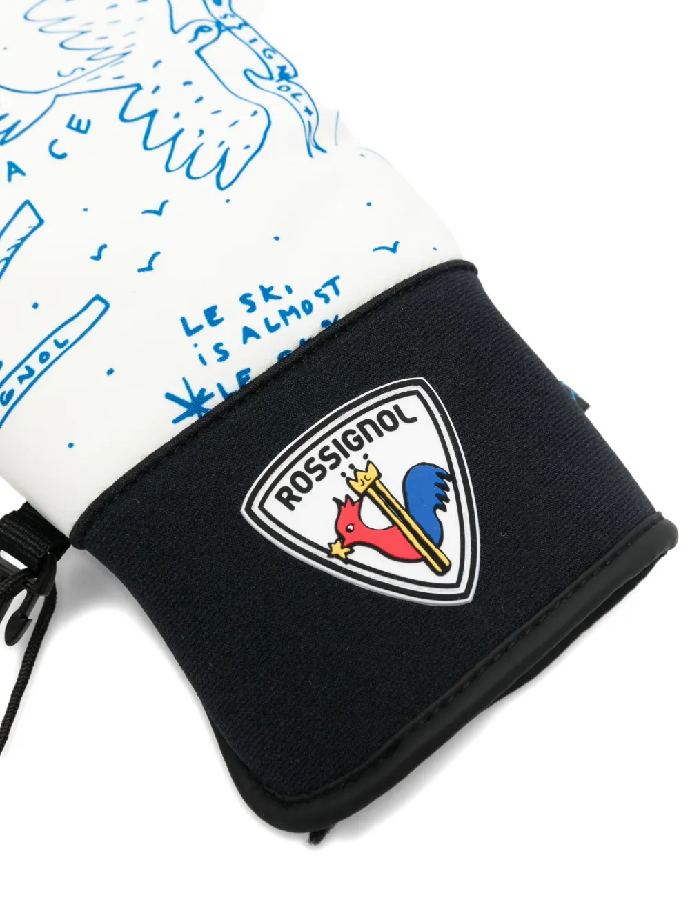 Rossignol Handschoenen met print Wit