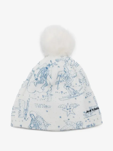 Rossignol x JCC pompom-detail printed beanie