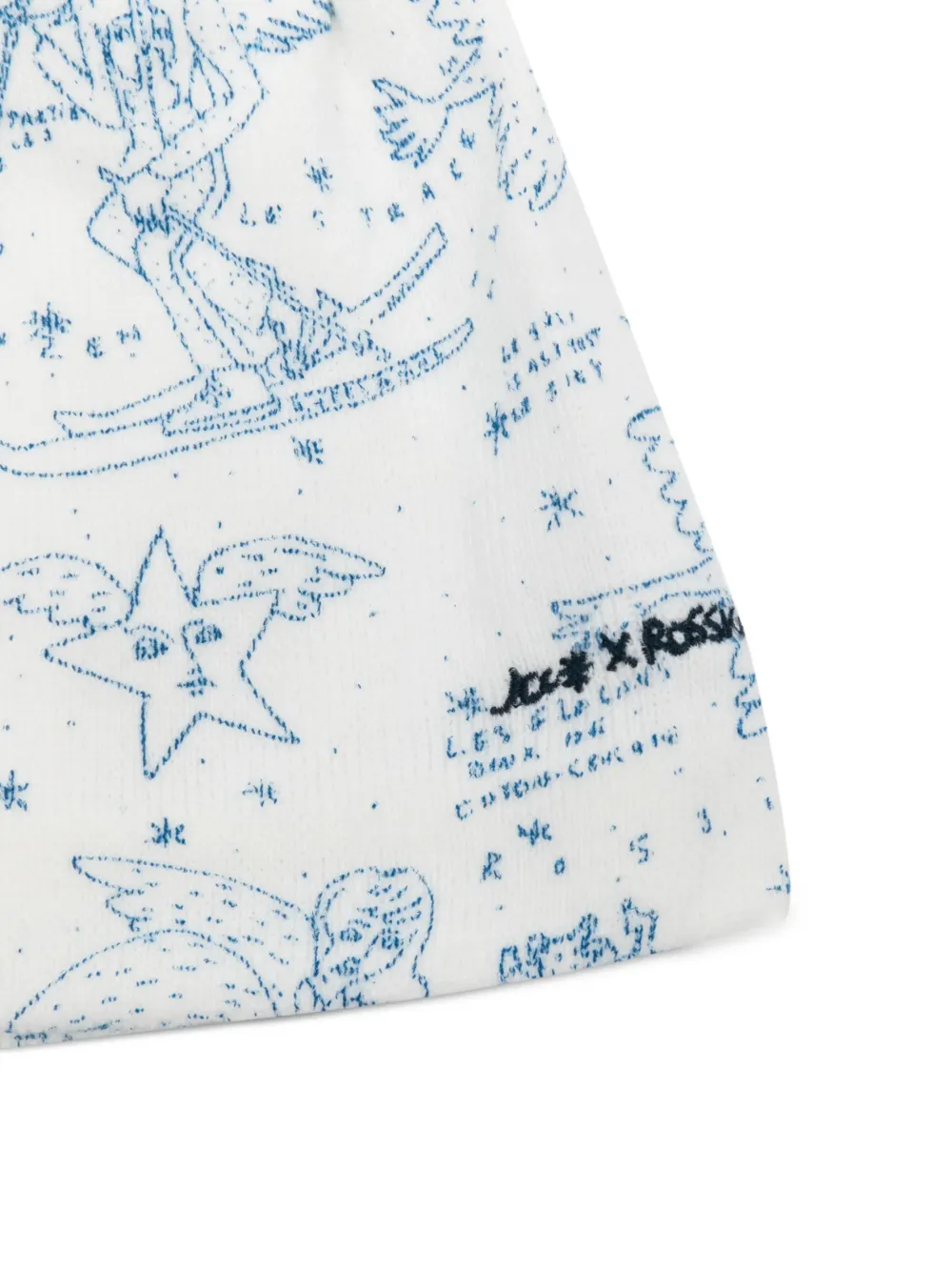  Rossignol X Jcc Pompom-detail Printed Beanie - White 