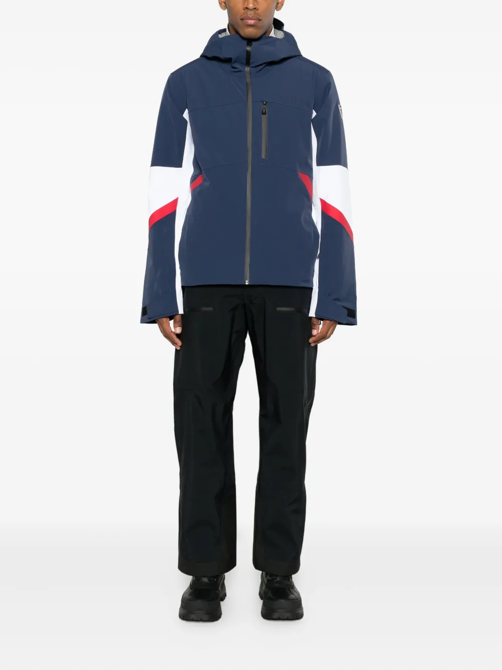 Rossignol Ciastel Zip Hooded Ski Jacket In Blue