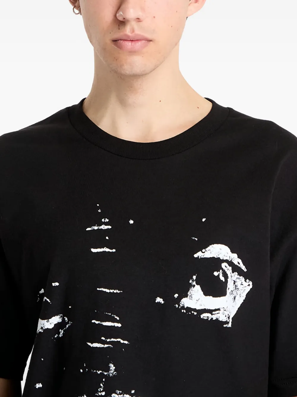 Pleasures x Slipknot Teeth grafisch T-shirt Zwart