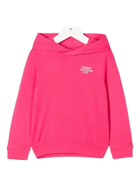 Tommy Hilfiger Junior logo-embroidered hoodie