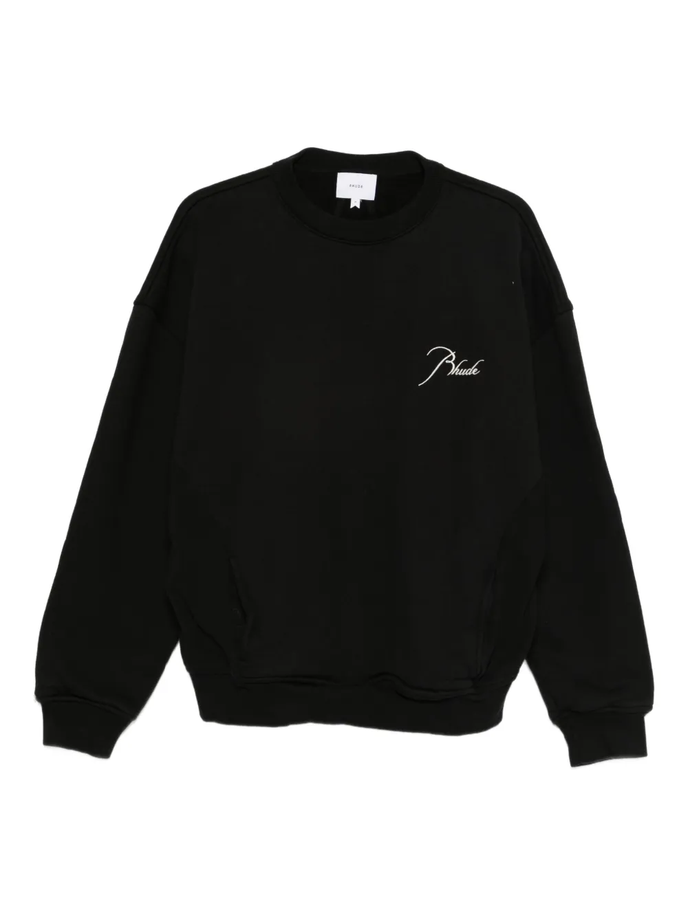 RHUDE sudadera con logo estampado | negro | Image 1