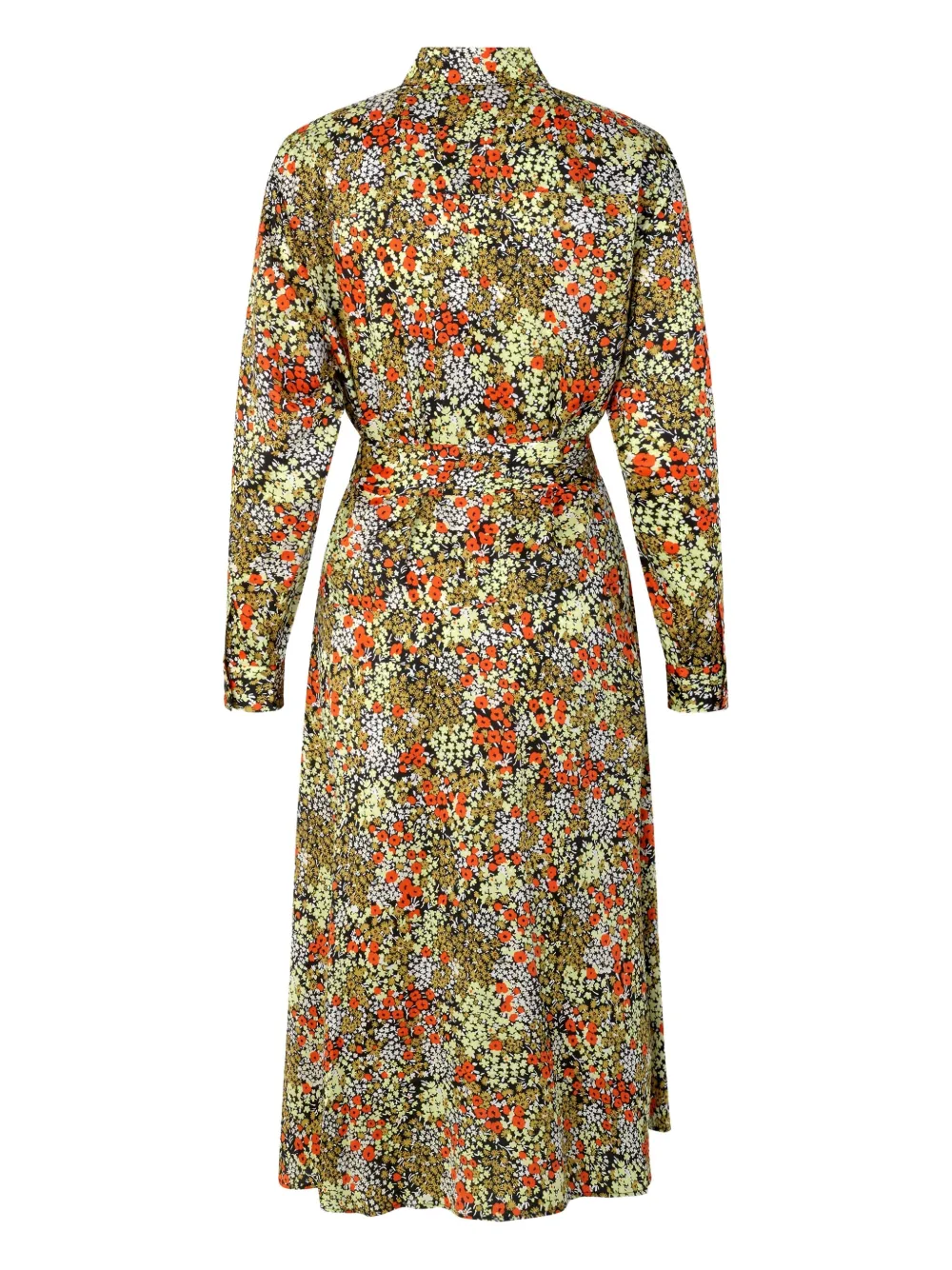 Samsoe & Samsoe Asta Floral-print Shirt Dress In Multi