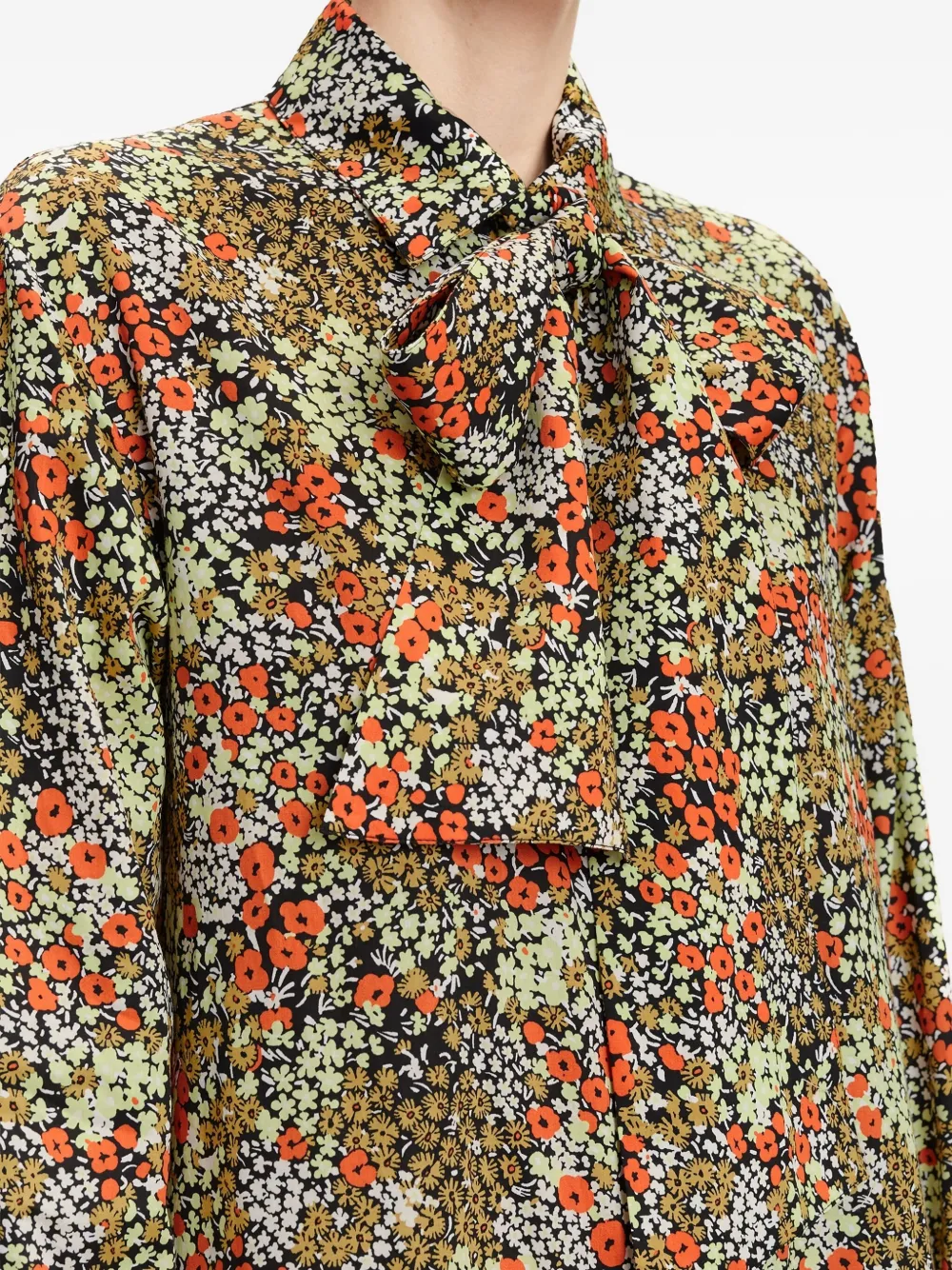 Samsoe & Samsoe Asta Floral-print Shirt Dress In Multi