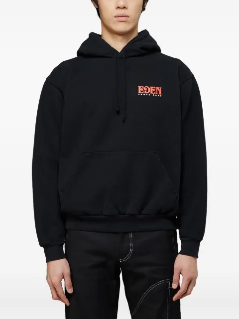 Eden Power Corp logo-print drawstring hoodie
