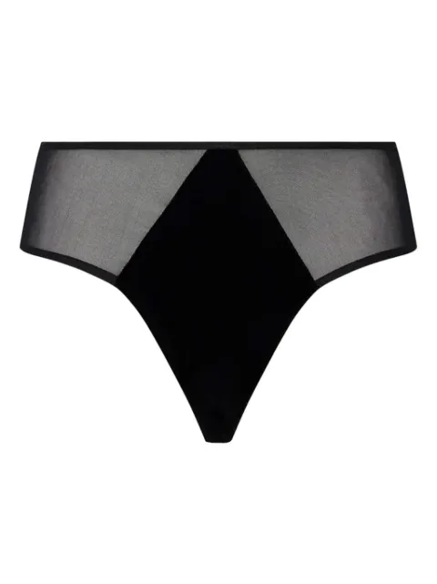 Undress Code velvet mesh briefs