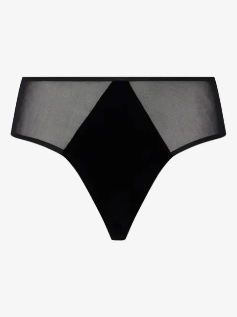 Undress Code velvet mesh briefs