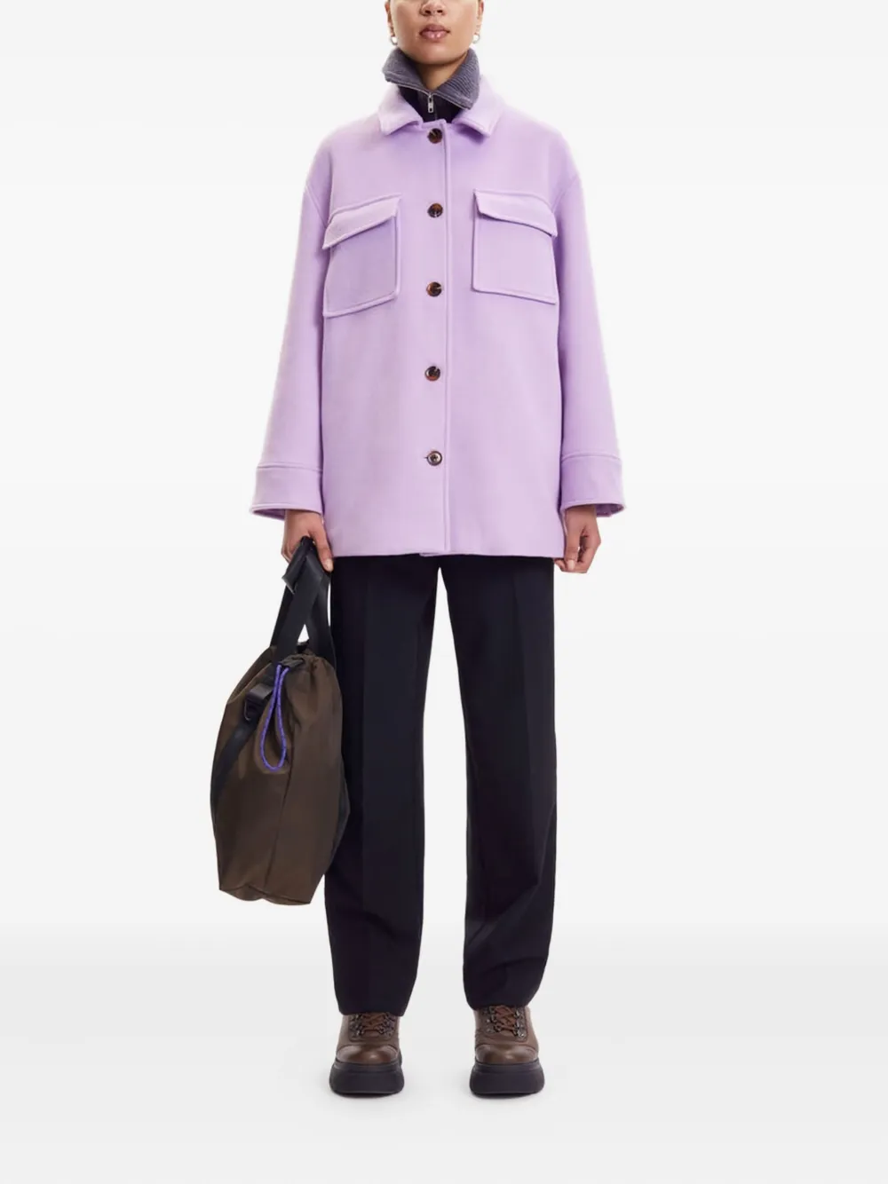 SAMSOE SAMSOE Dione coat | Single Breasted Coats | Image 2