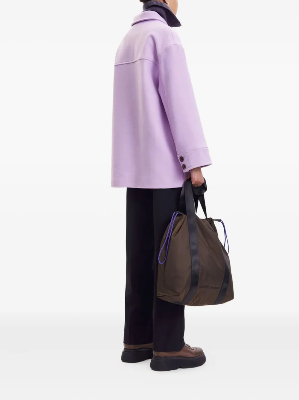 SAMSOE Dione coat Paars