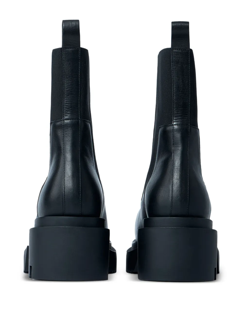 Rick Owens 80mm elastic-panel block-heel boots Black