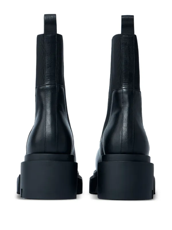 archive rick owens ヒールブーツ　leather black archive rick owens ヒールブーツ leather black