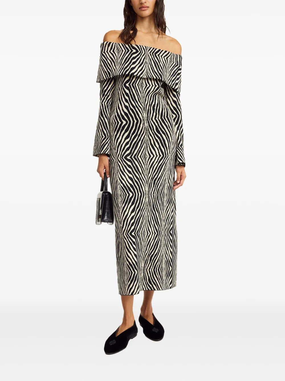 By Malene Birger Midi-jurk Wit