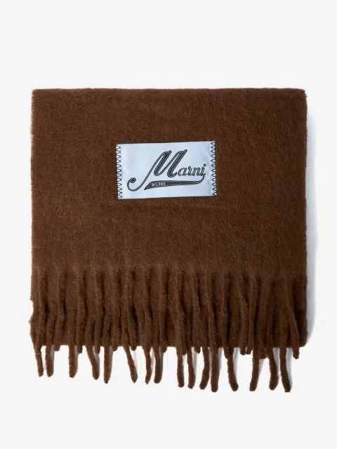 Marni fringed rectangle scarf
