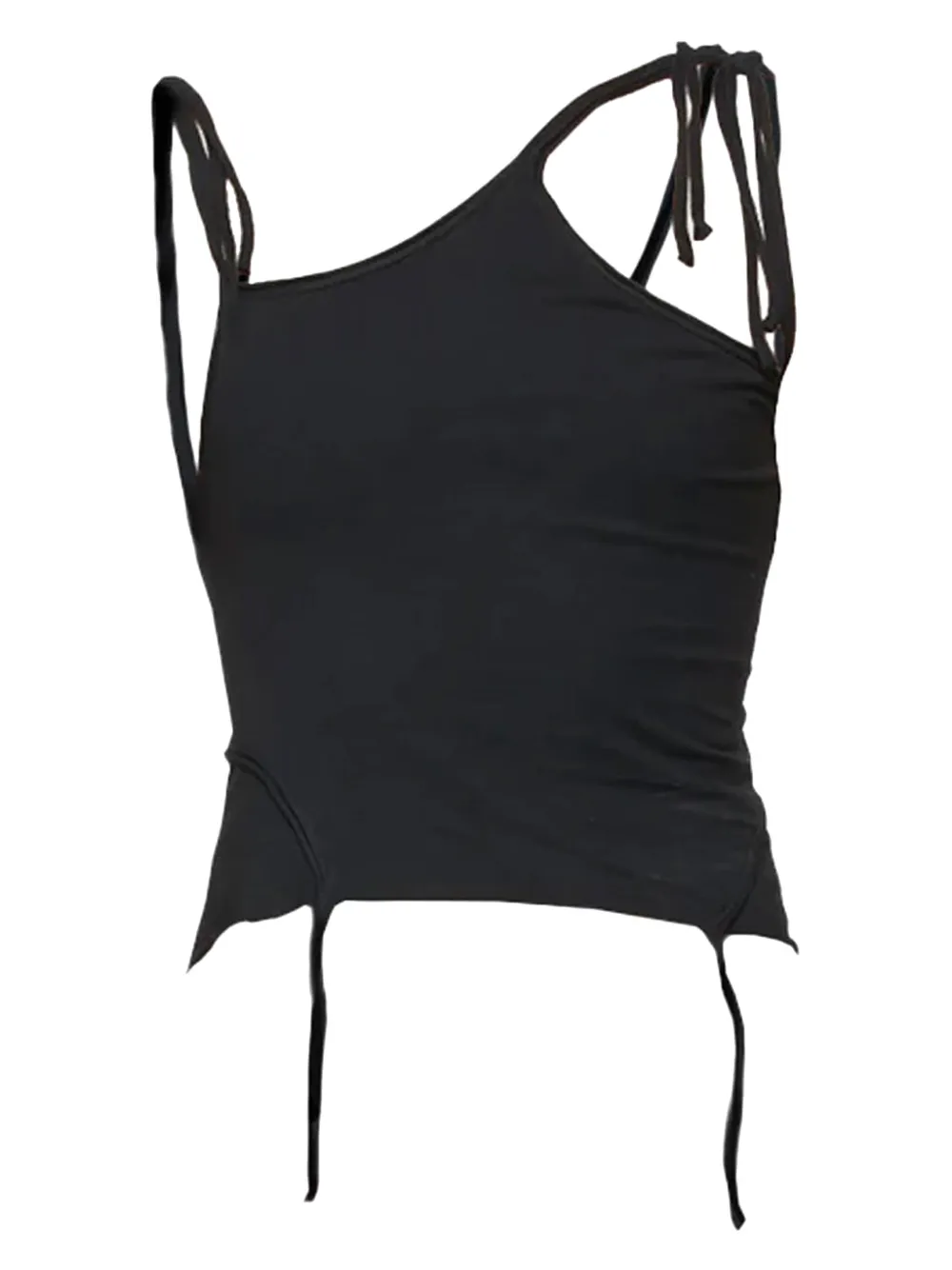 Ottolinger multi-strap asymmetric top Zwart