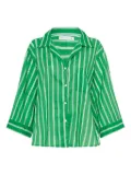Faithfull the Brand Paradise striped cotton shirt - Green