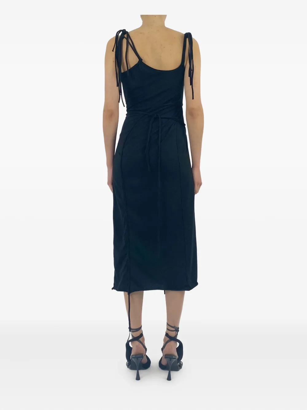 Ottolinger multi-strap cut-out dress Zwart