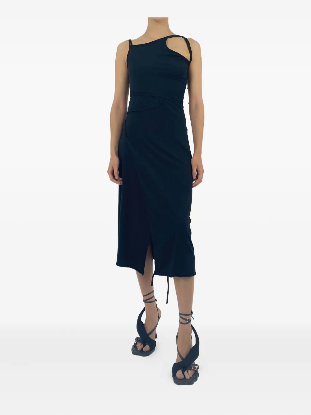 Ottolinger multi-strap cut-out dress - Zwart
