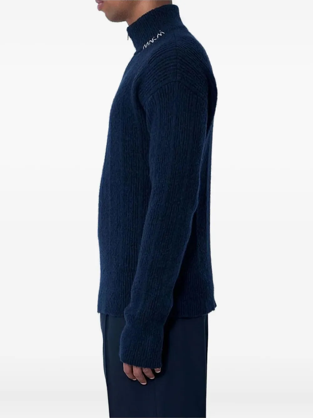 Marni Ribgebreide trui Blauw