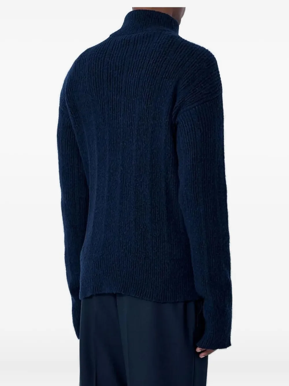 Marni Ribgebreide trui Blauw