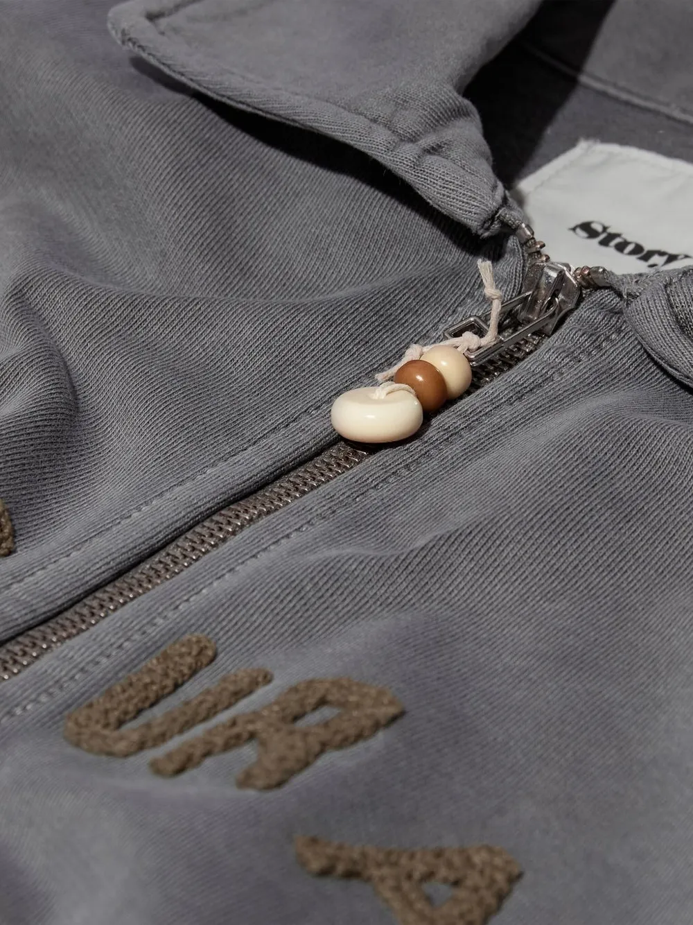 Story Mfg. Long-sleeved Sweatshirt In Gray