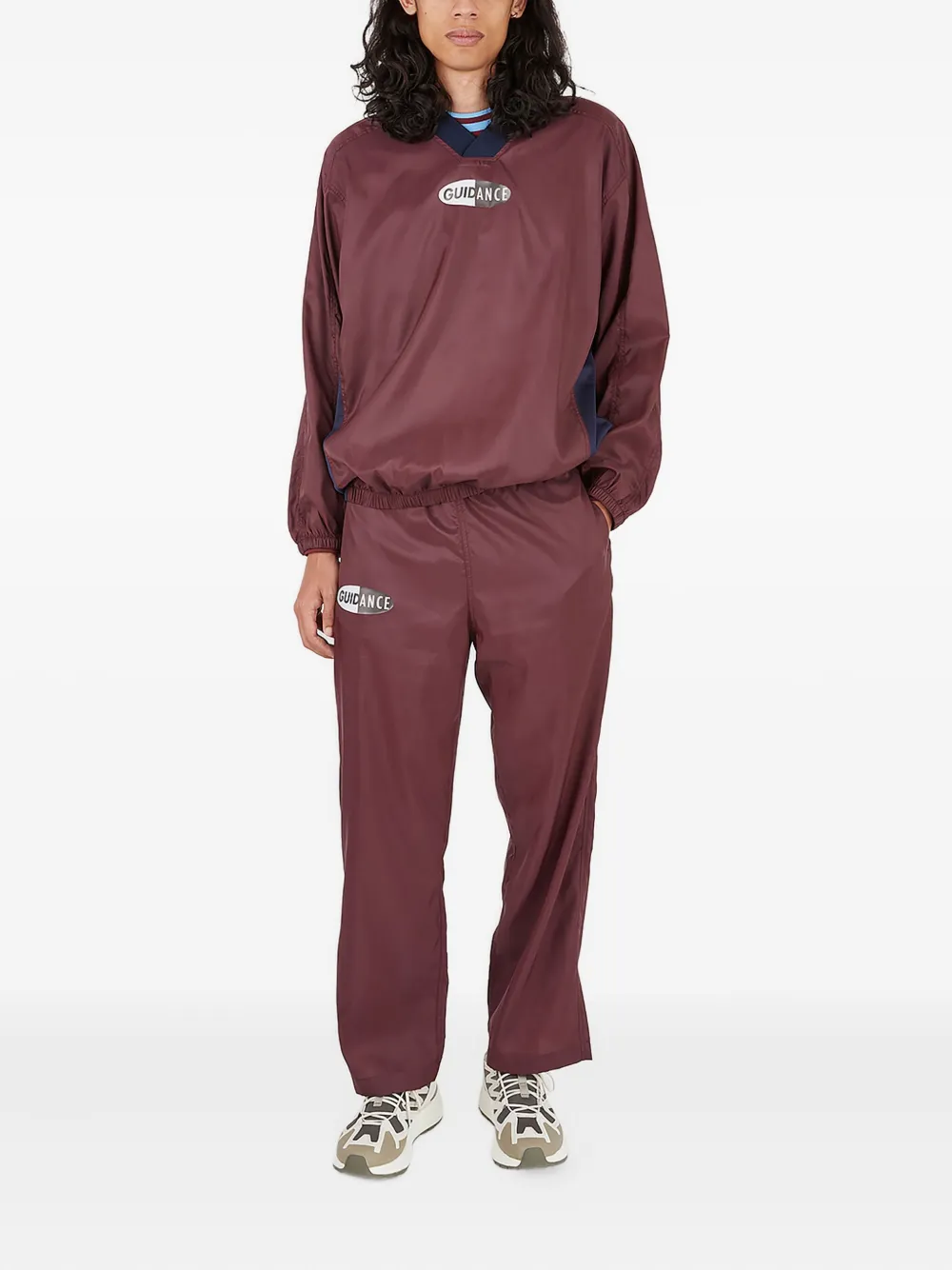 Lack of Guidance David elasticated track pants - Rood
